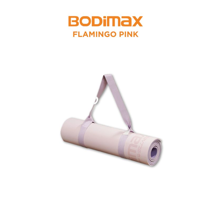 BODIMAX WELLNESS TPE YOGA MAT FLAMINGO PINK image 0