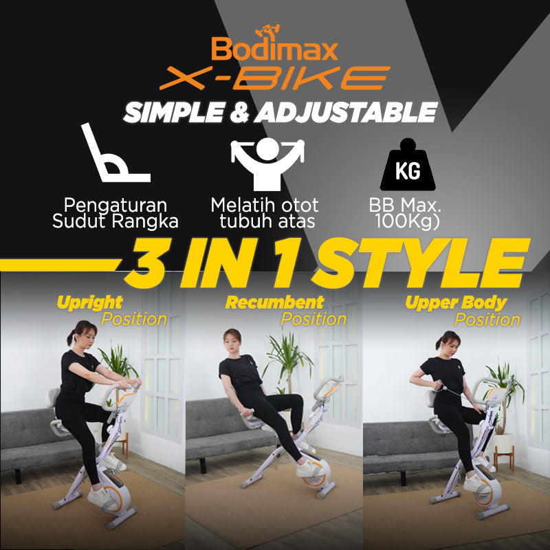 Sepeda Statis BODIMAX X-BIKE GREY image 4