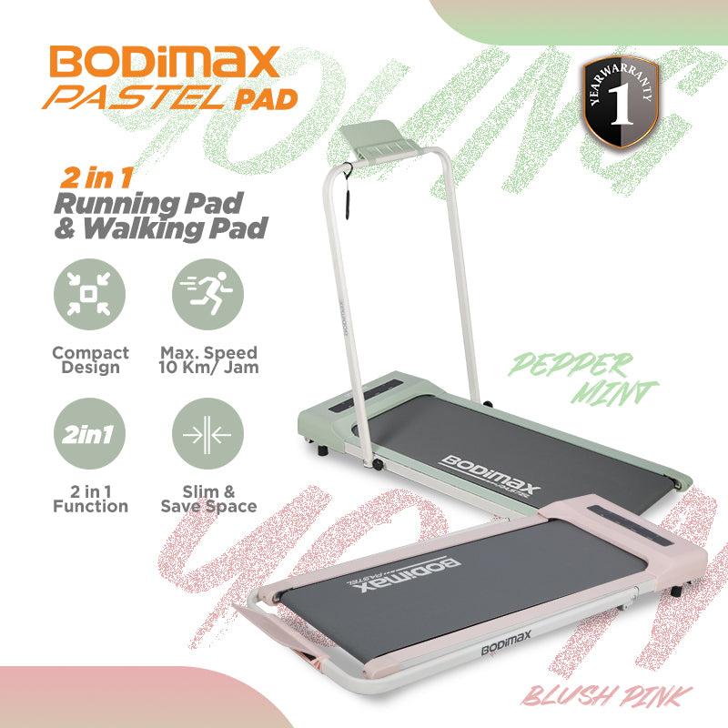 BODIMAX RUNNING PAD PASTEL BLUE image 1