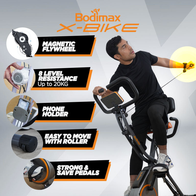 Sepeda Statis BODIMAX X-BIKE WHITE image 6