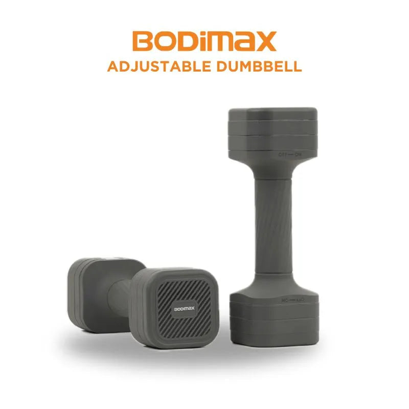 BODIMAX ADJUSTING DUMBBELL SQUARE DARK GREY image 0