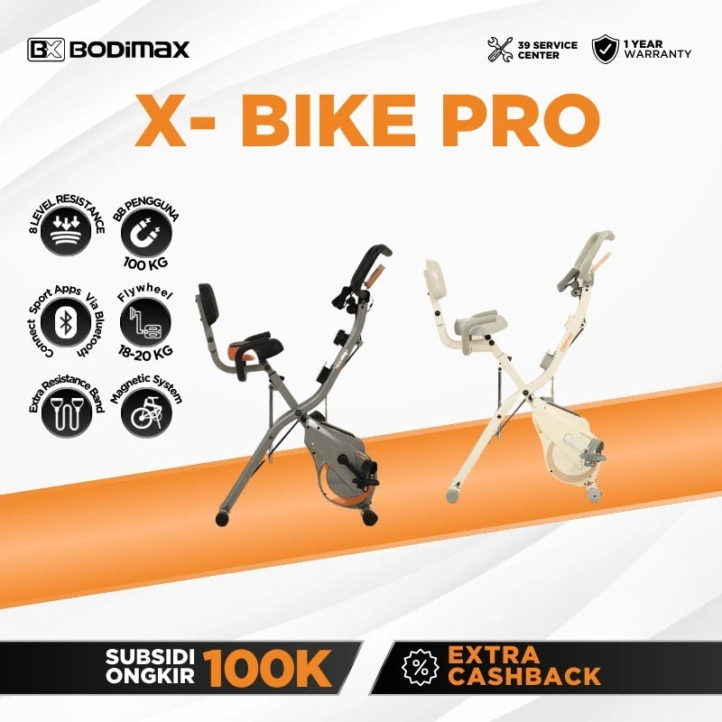 BODIMAX X-BIKE PRO GREY image 1