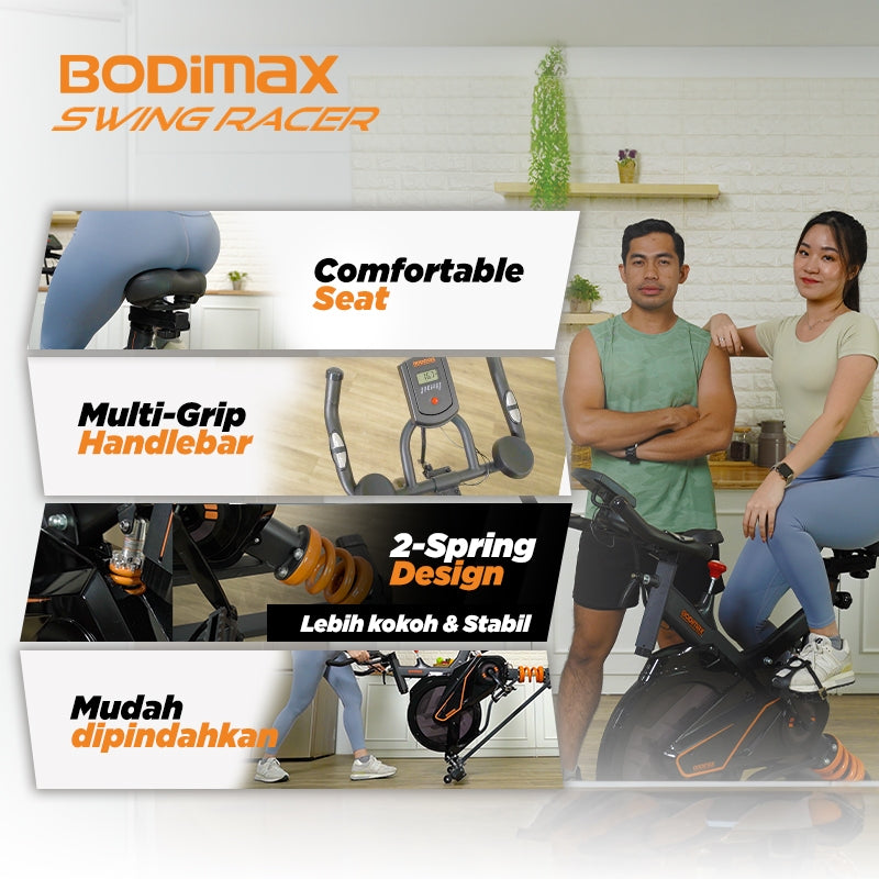SEPEDA STATIS BODIMAX SWING RACER image 3