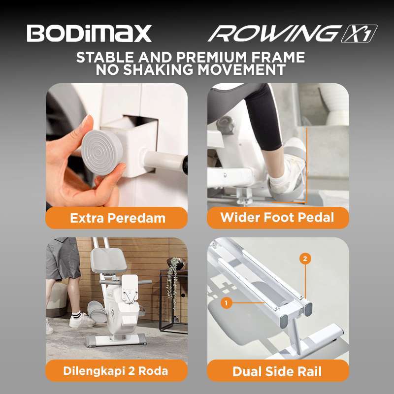 BODIMAX ROWING MACHINE X1 image 2