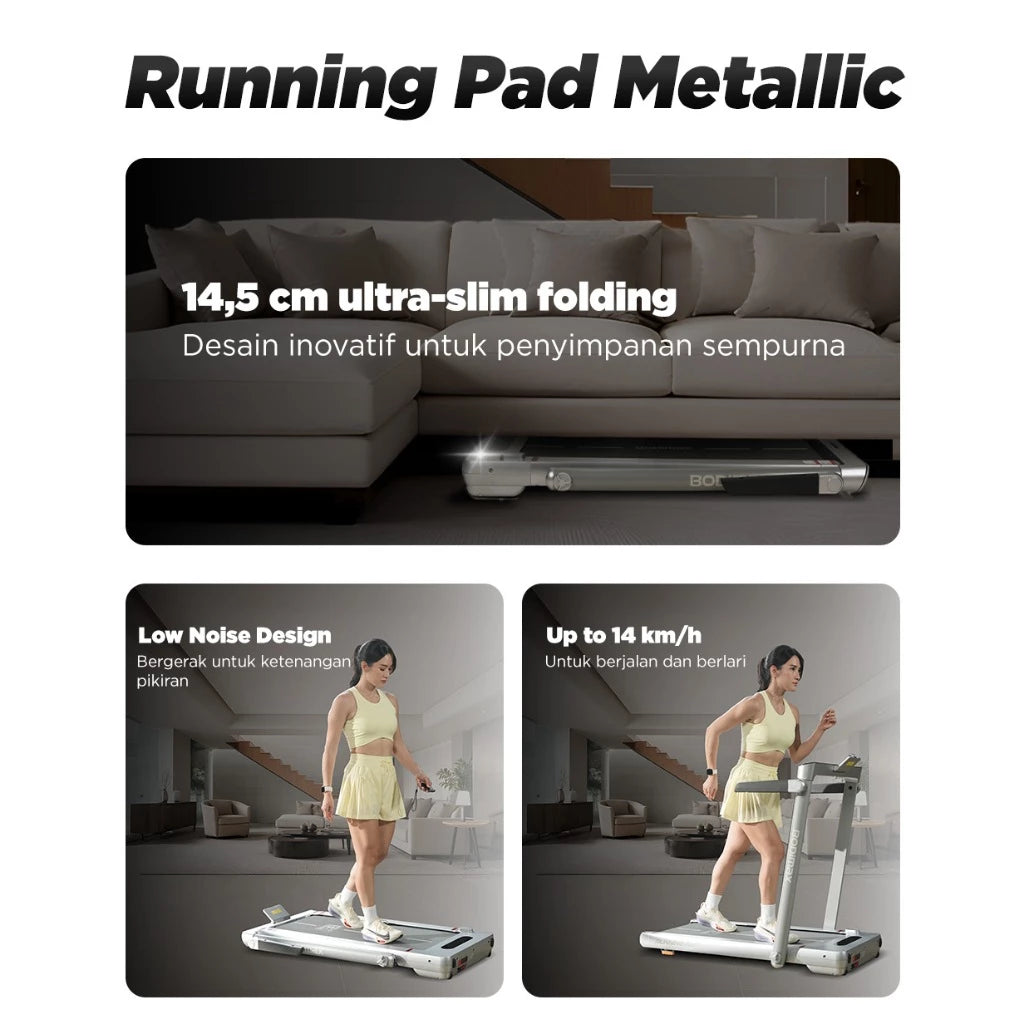 BODIMAX NEW RUNNING PAD METALLIC