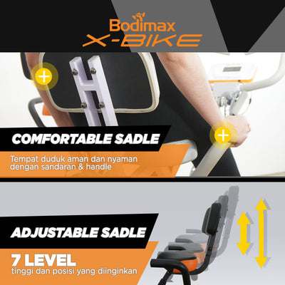 Sepeda Statis BODIMAX X-BIKE WHITE image 5