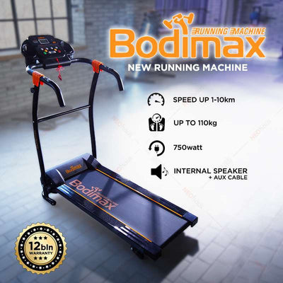 BODIMAX RUNNING MACHINE WHITE image 1