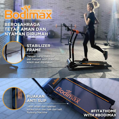 BODIMAX RUNNING MACHINE BLACK image 4