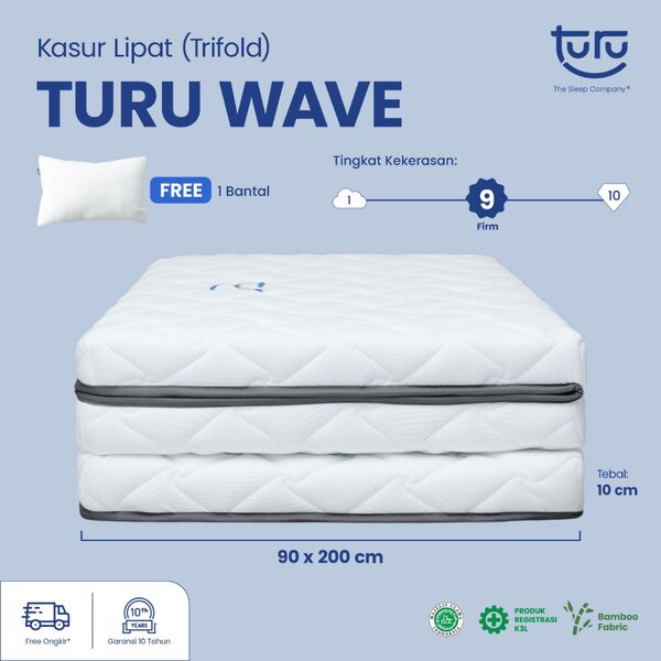 🎁 TURU KASUR LIPAT TRIFOLD PREMIUM (100% off)