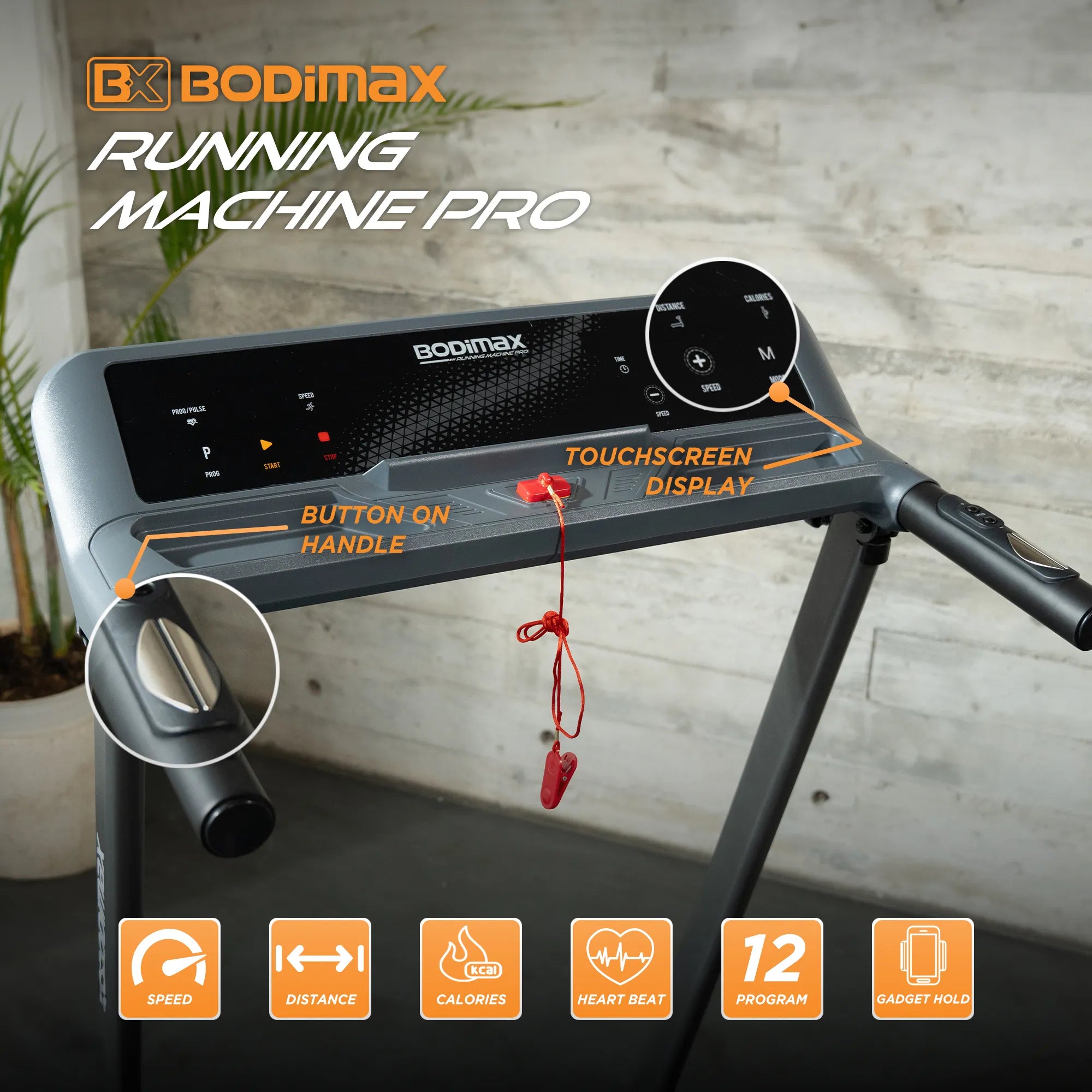 BODIMAX RUNNING MACHINE PRO image 2