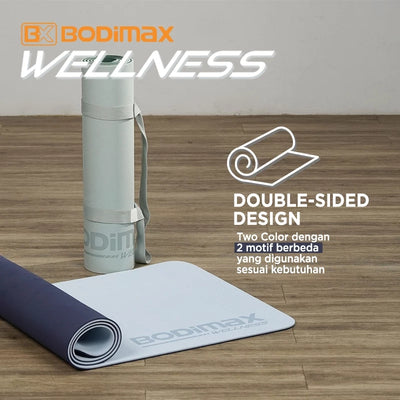 BODIMAX WELLNESS TPE YOGA MATT FOREST GREEN image 6