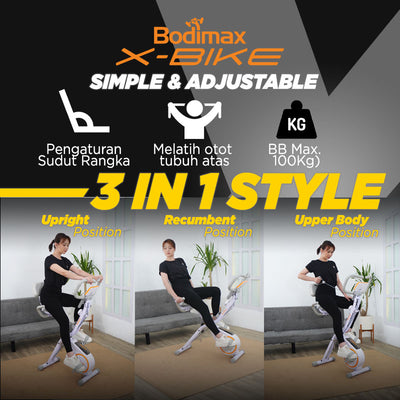 Sepeda Statis BODIMAX X-BIKE GREY image 4