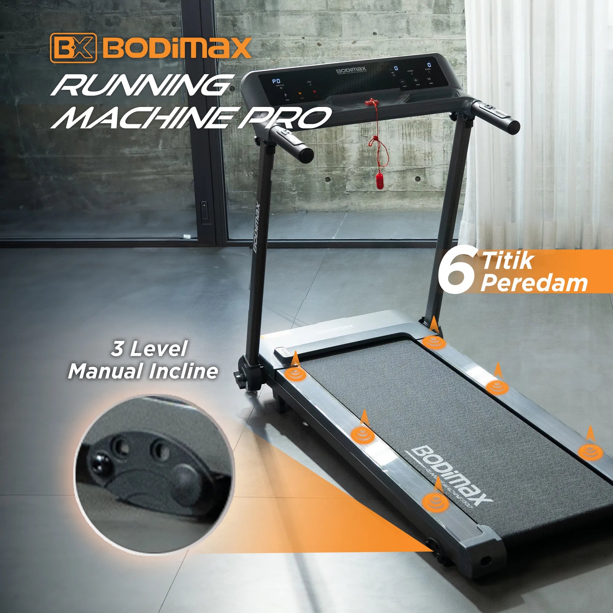 BODIMAX RUNNING MACHINE PRO image 3