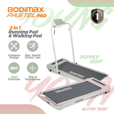 BODIMAX RUNNING PAD PASTEL BLUE image 1