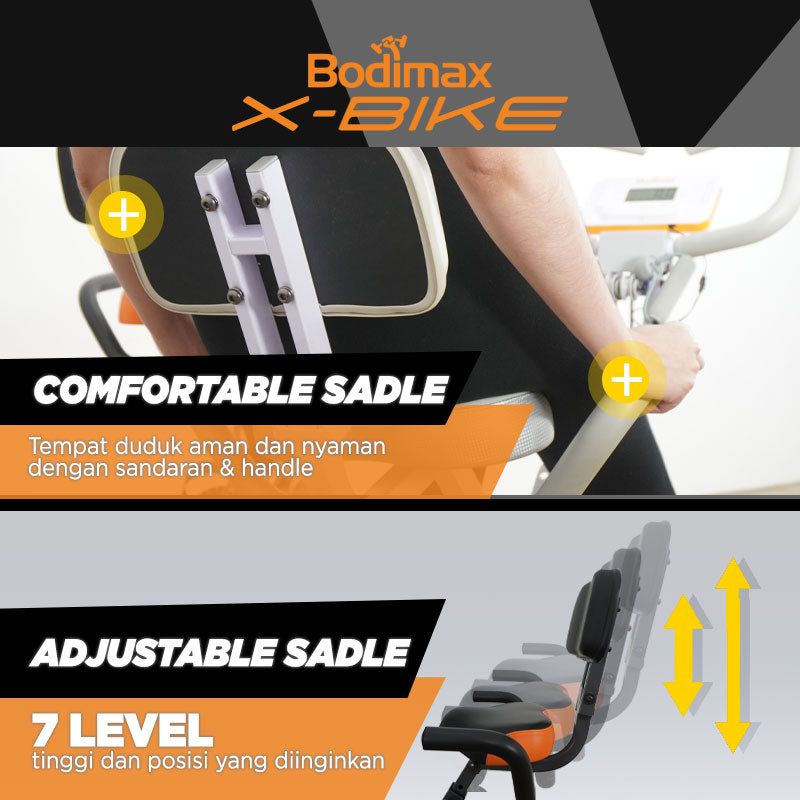 Sepeda Statis BODIMAX X-BIKE GREY image 3