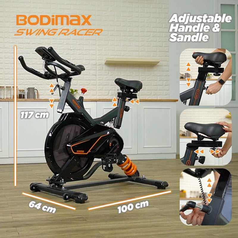 SEPEDA STATIS BODIMAX SWING RACER image 2