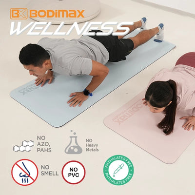 BODIMAX WELLNESS TPE YOGA MAT FLAMINGO PINK image 1