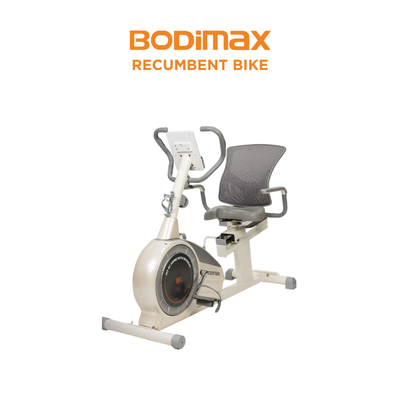 BODIMAX RECUMBENT BIKE WHITE image 0