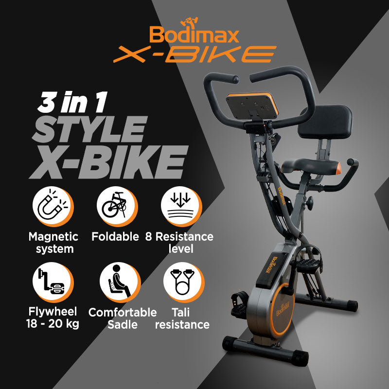 Sepeda Statis BODIMAX X-BIKE WHITE image 2