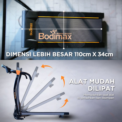 BODIMAX RUNNING MACHINE WHITE image 3