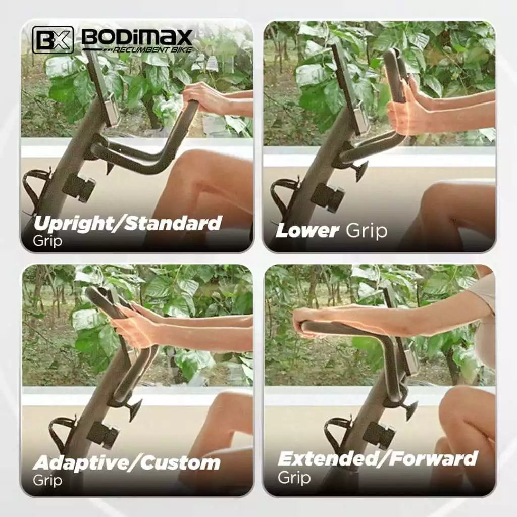BODIMAX RECUMBENT BIKE GREY image 6