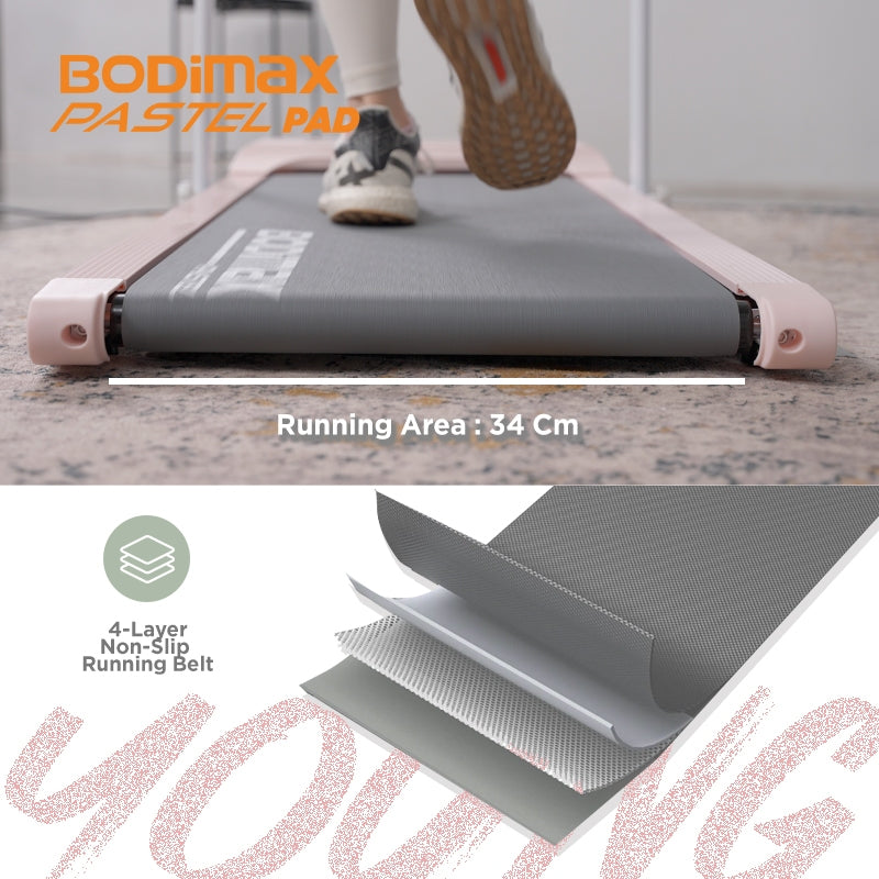 BODIMAX RUNNING PAD PASTEL PINK image 3