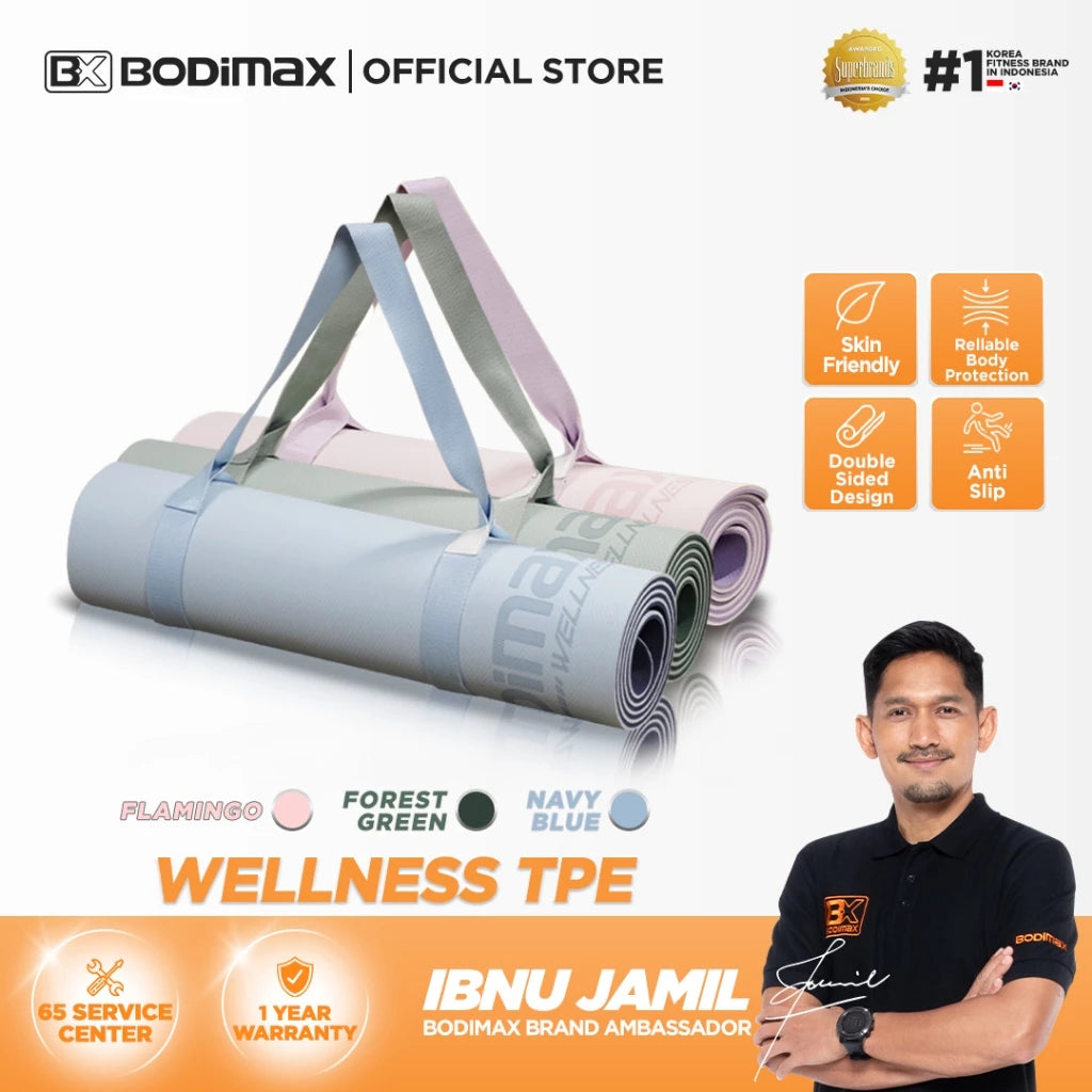 BODIMAX WELLNESS TPE YOGA MAT FLAMINGO PINK image 6