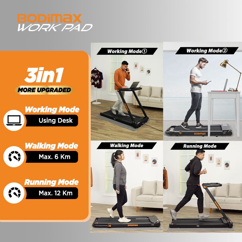 TREADMILL BODIMAX RUNNING PAD WORK PAD image 2