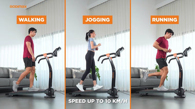 BODIMAX RUNNING MACHINE WHITE image 6