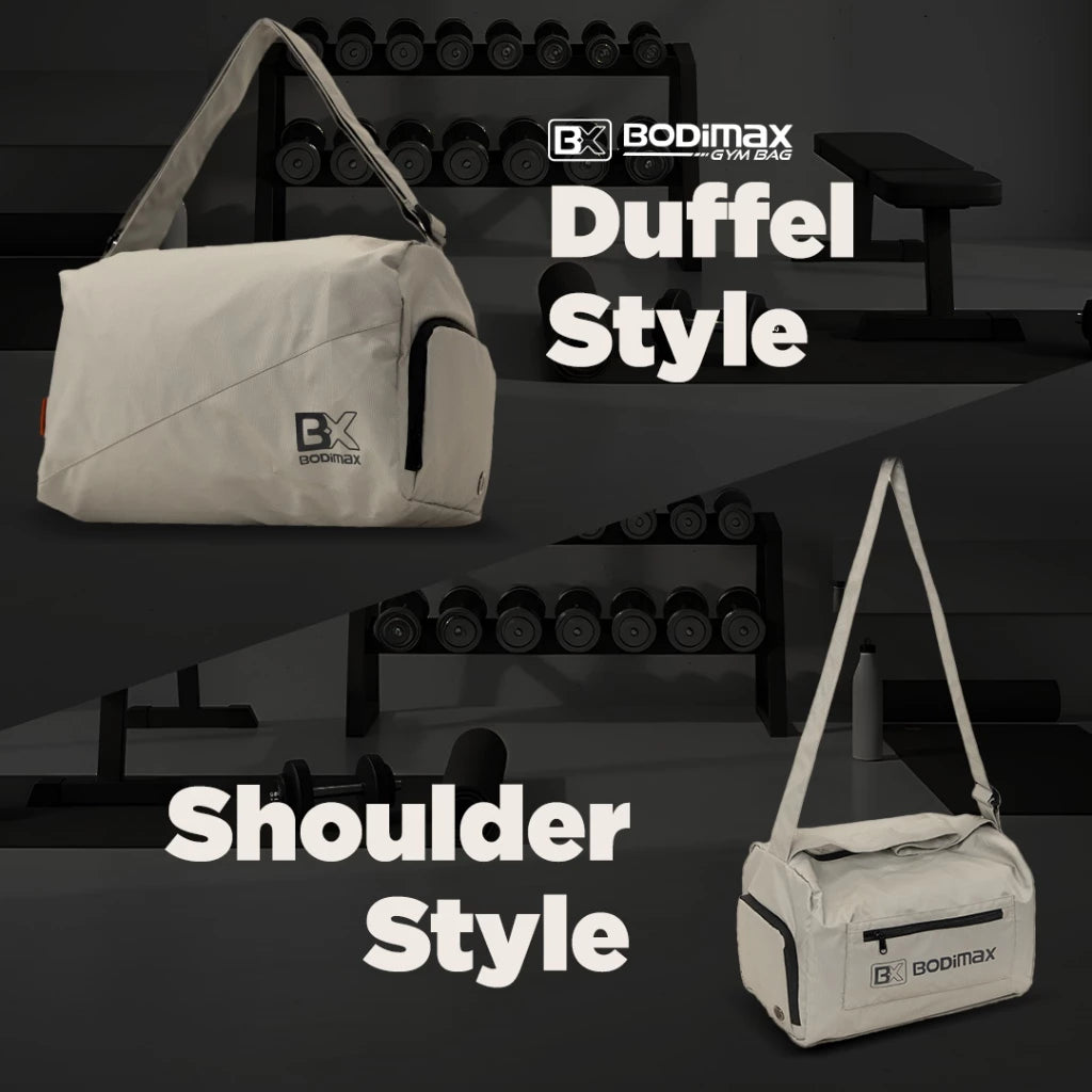 BODIMAX FITNESS BIG GYM BAG BLACK