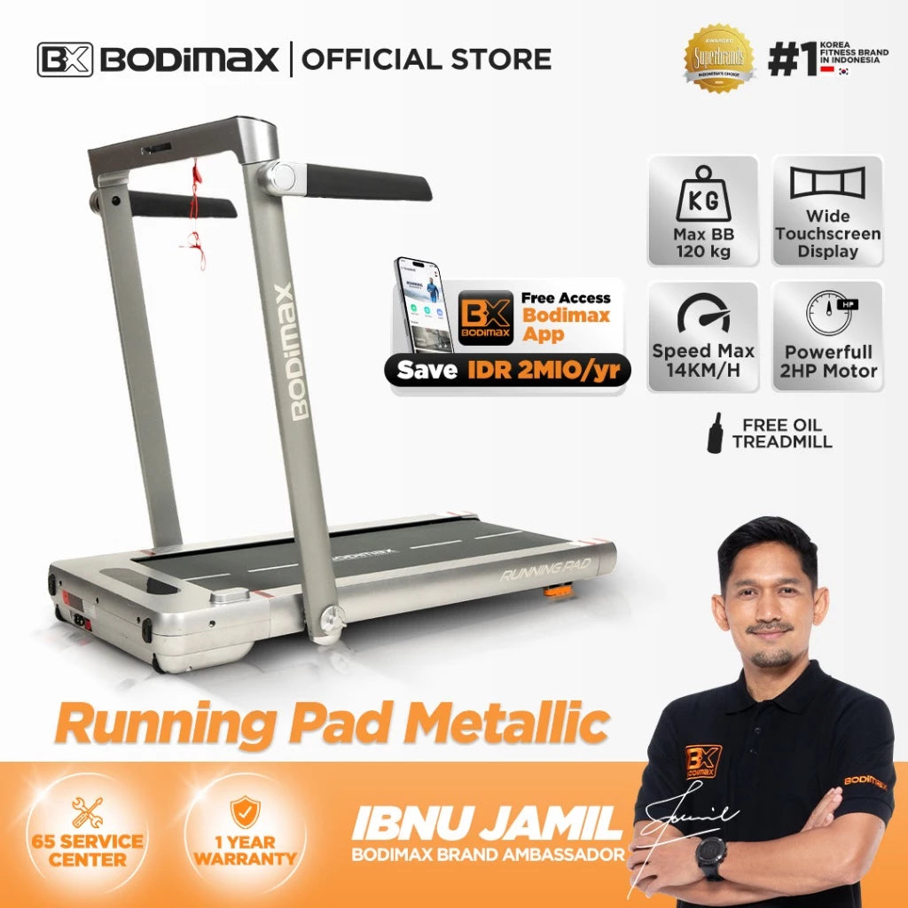 BODIMAX NEW RUNNING PAD METALLIC