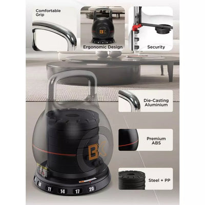 BODIMAX XTwistBell Adjustable Kettlebell 20kg