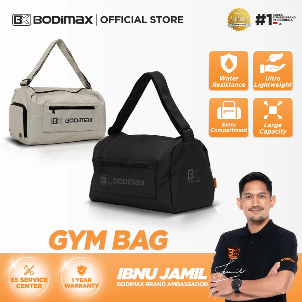 BODIMAX FITNESS BIG GYM BAG BLACK