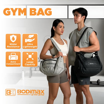 BODIMAX FITNESS GYM BAG GRAY