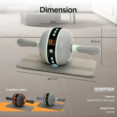 BODIMAX AB ROLLER WHEEL III - DARK GREY